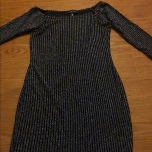 Sparkle off shoulder dress